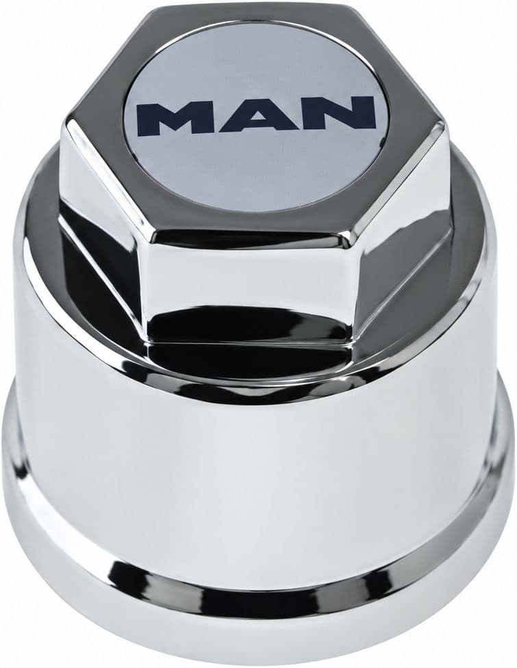 Truck Nut Cover (PUSH) — Man Logo