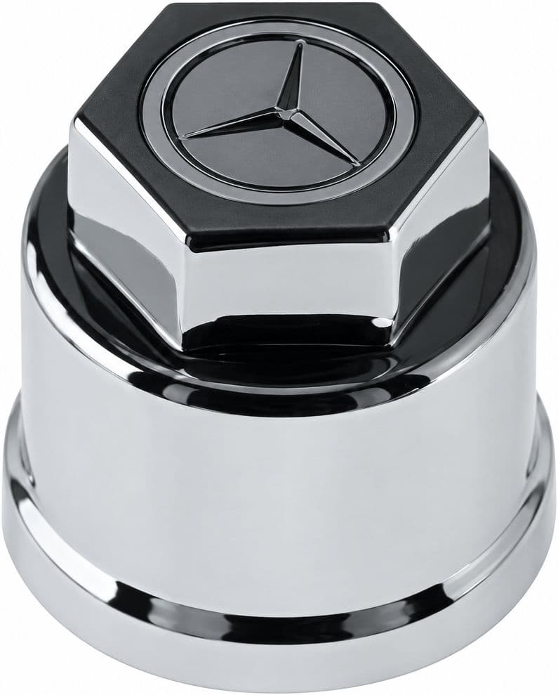 Truck Nut Cover (PUSH) — Mercedes Logo