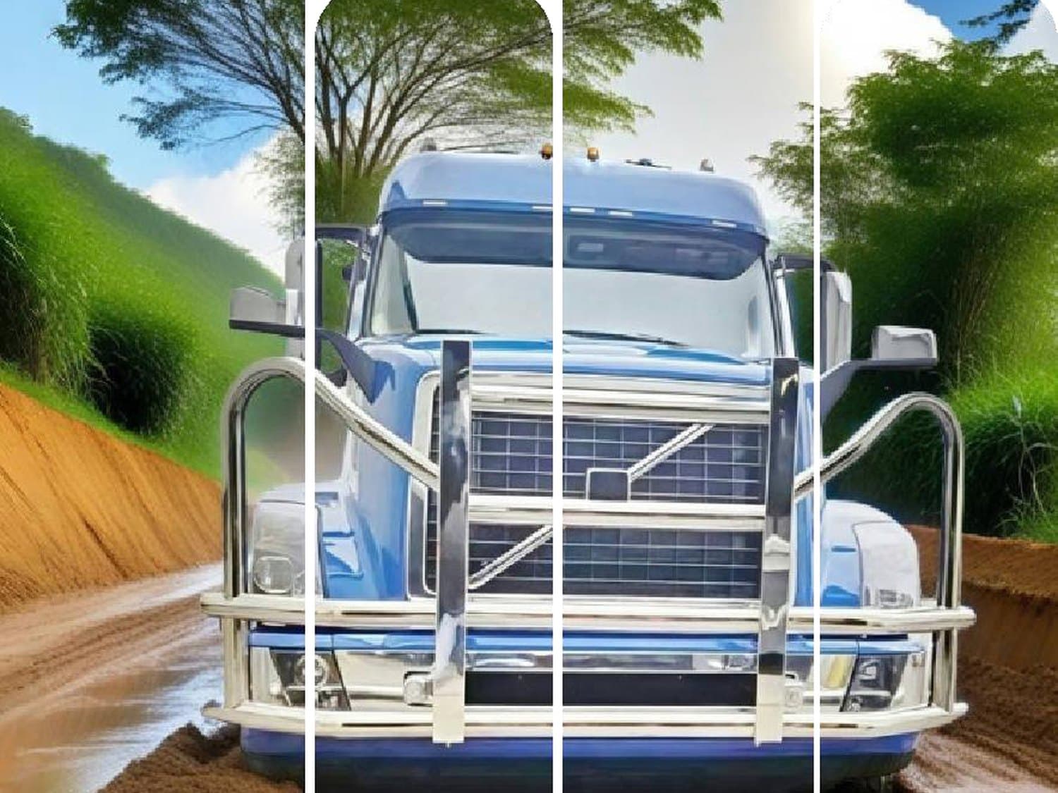 Four-Rail Front Grille Guard